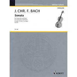 Schott Sonata for Cello and Piano in A Major String Series