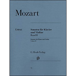 G. Henle Verlag Sonatas for Piano And Violin Volume II By Mozart