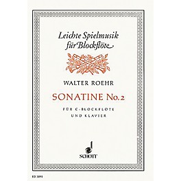 Schott Sonatina Schott Series by Walter Roehr