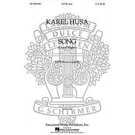 Associated Song (Good Night) (SATB (divisi) a cappella) SATB DV A Cappella composed by Karel Husa