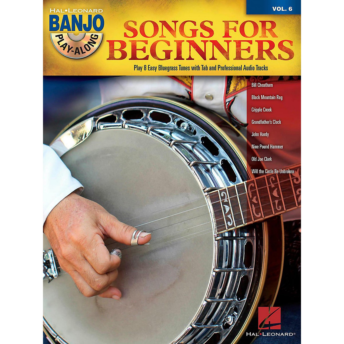 Hal Leonard Songs For Beginners Banjo PlayAlong Vol. 6 Book/CD