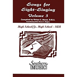 Southern Songs for Sight Singing - Volume 3 (Junior High/High School Edition SAB Book) SAB Arranged by Mary Henry