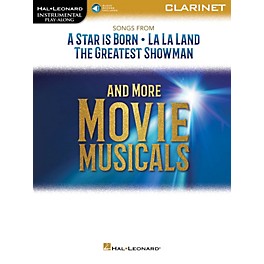 Hal Leonard Songs from A Star Is Born, La La Land and The Greatest Showman Instrumental Play-Along for Clarinet Book/Audio...