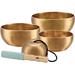 MEINL Sonic Energy 4-Piece Universal Singing Bowl Set With Resonant Mallet