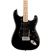 Sonic Stratocaster HSS Maple Fingerboard Electric Guitar Black