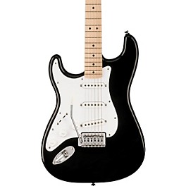 Blemished Squier Sonic Stratocaster Maple Fingerboard Left-Handed Electric Guitar Level 2 Black 197881322083