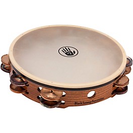 Open Box Black Swamp Percussion SoundArt Series Double-Row 10" Tambourine With Calf Head Level 1 10 in. Chromium/Bronze