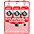 Death By Audio Soundwave Breakdown Octave Fuzz Effects Pedal Red and White
