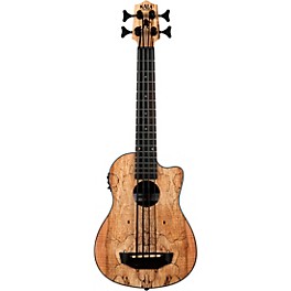 Open Box Kala Spalted Maple Acoustic-Electric U-Bass Level 1