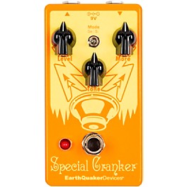 Open Box EarthQuaker Devices Special Cranker Overdrive Effects Pedal Level 1 Orange and Yellow