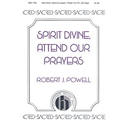 Hinshaw Music Spirit Divine, Attend Our Prayers SATB composed by Robert Powell