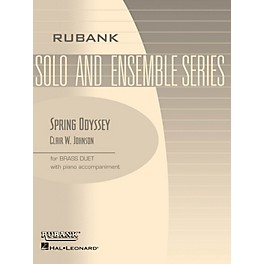 Rubank Publications Spring Odyssey (Brass Duet with Piano - Grade 3) Rubank Solo/Ensemble Sheet Series Book