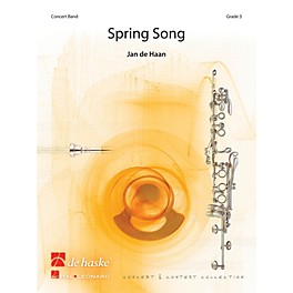 De Haske Music Spring Song Concert Band Level 4 Composed by Jan de Haan