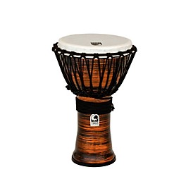 Toca Spun Copper Rope Tuned Djembe 9 in.