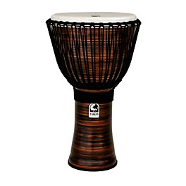 Toca Spun Copper Rope Tuned Djembe With Bag