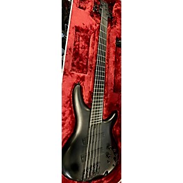 Used Ibanez Srms625ex-bkf Multi-Scale Iron Label Electric Bass Guitar