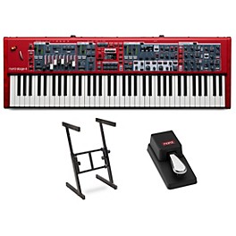 Nord Stage 4 73-Key Keyboard With Z Stand and Nord Single Pedal