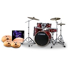 Yamaha Stage Custom Birch 5-Piece Shell Pack With I Series Essentials Plus Cymbal Pack
