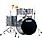 TAMA Stagestar 5-Piece Complete Drum Set With 22" Bass Drum Cosmic Silver Sparkle
