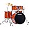 TAMA Stagestar 5-Piece Complete Drum Set With 22" Bass Drum Scorched Copper Sparkle