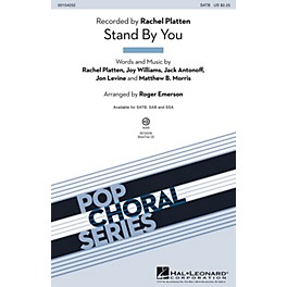 Hal Leonard Stand By You ShowTrax CD by Rachel Platten Arranged by Roger Emerson