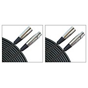 Standard Microphone Cable, 20', Black 2-Pack