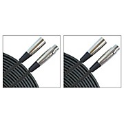 Standard Microphone Cable-20 ft.-Black (2 Pack)