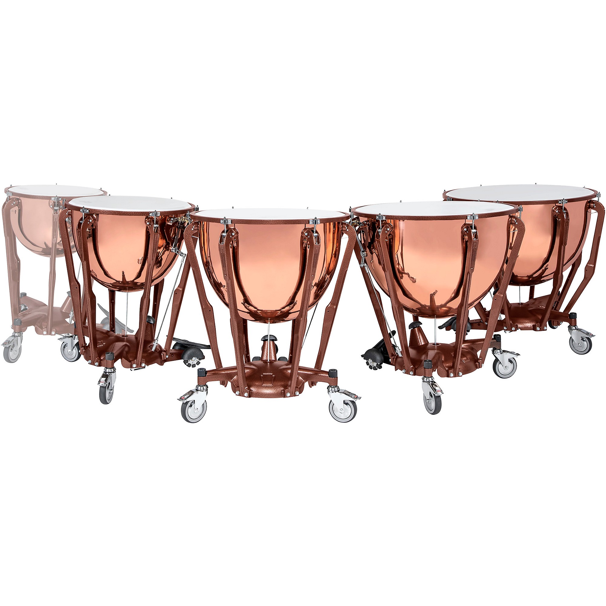 Ludwig Standard Series Polished Copper Timpani Set with Gauge Guitar Center
