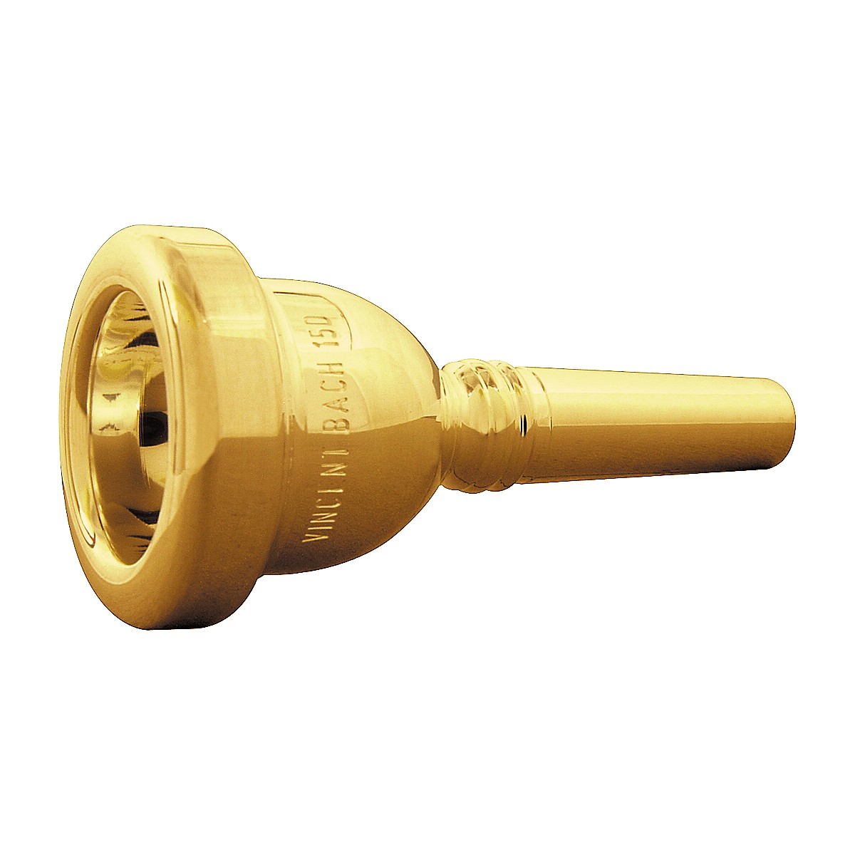 Bach Standard Series Small Shank Trombone Mouthpiece in Gold 15D