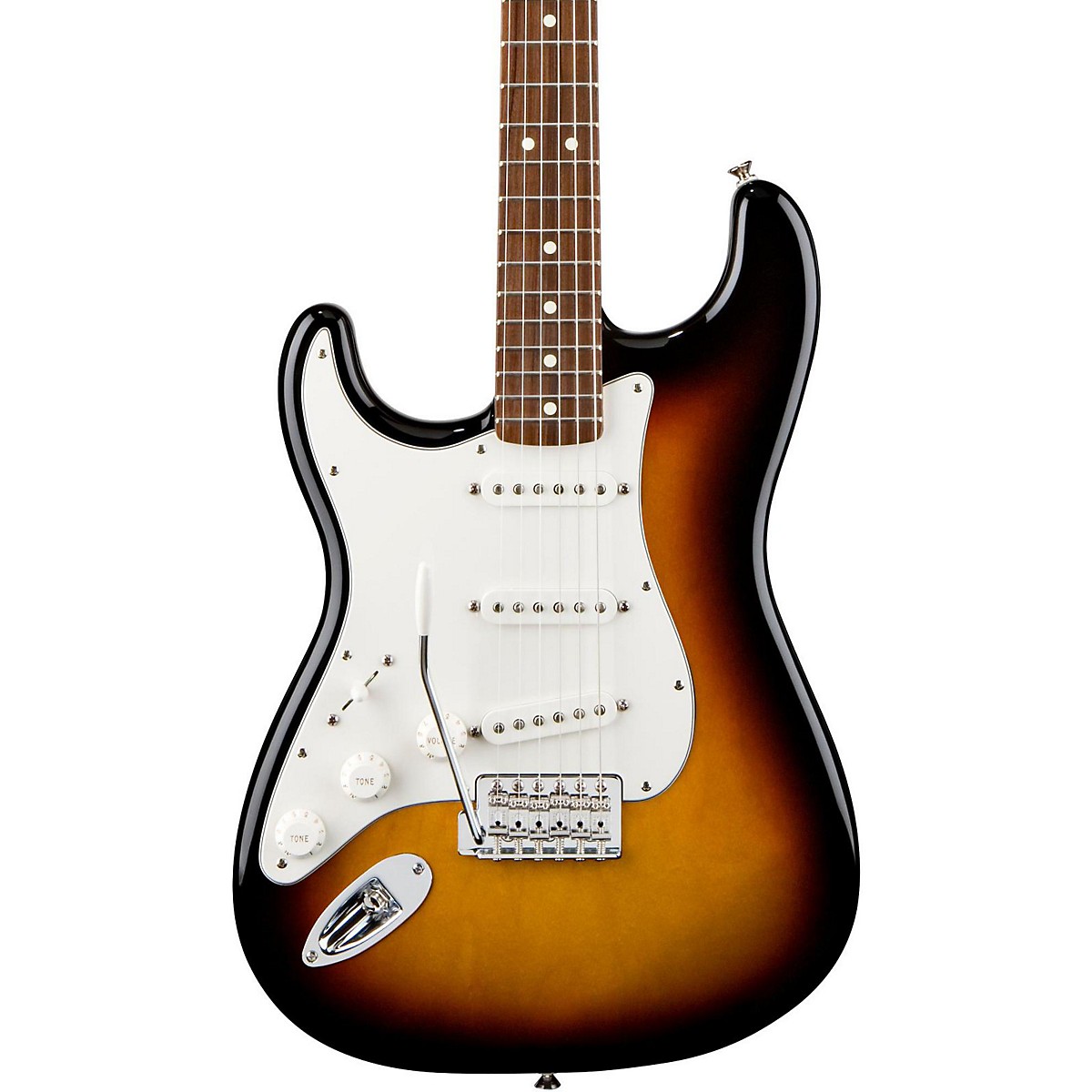 Open Box Fender Standard Stratocaster Left Handed Electric Guitar Brown