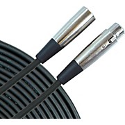 Standard XLR Microphone Cable 20 ft. Black