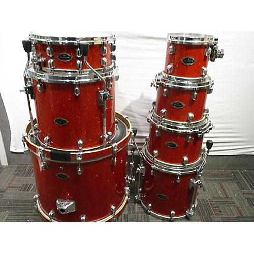 Used Tama Starclassic Birch Bubinga Drum Kit LAVA GLASS Guitar Center