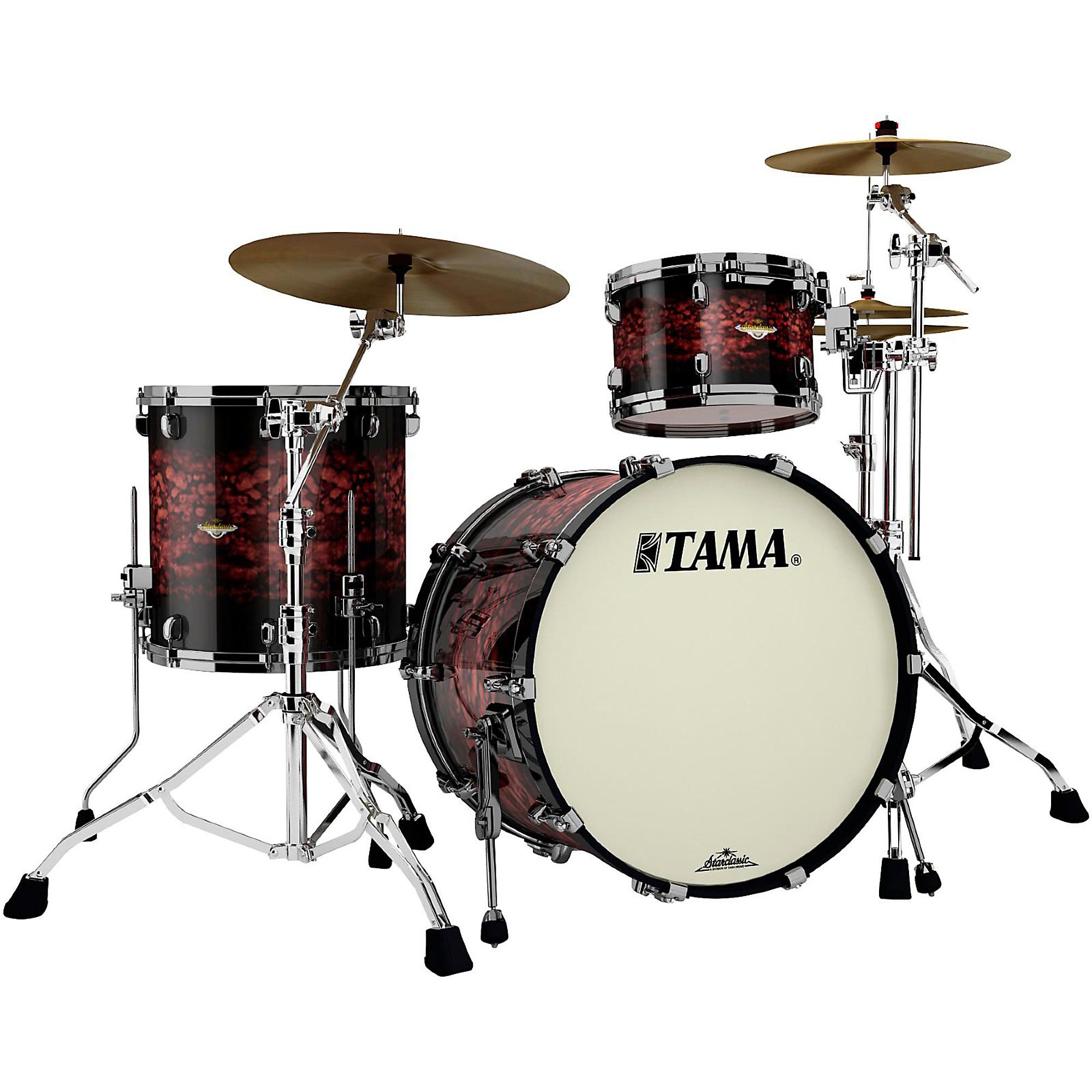 TAMA Starclassic Bubinga 3Piece Shell Pack with 22" Bass Drum Volcanic