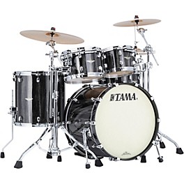 TAMA Starclassic Maple 4-Piece Shell Pack With Chrome Hardware and 22" Bass Drum Black Clouds and Silver Linings