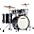 TAMA Starclassic Maple 4-Piece Shell Pack With Chrome Hardware and 22" Bass Drum Black Clouds and Silver Linings