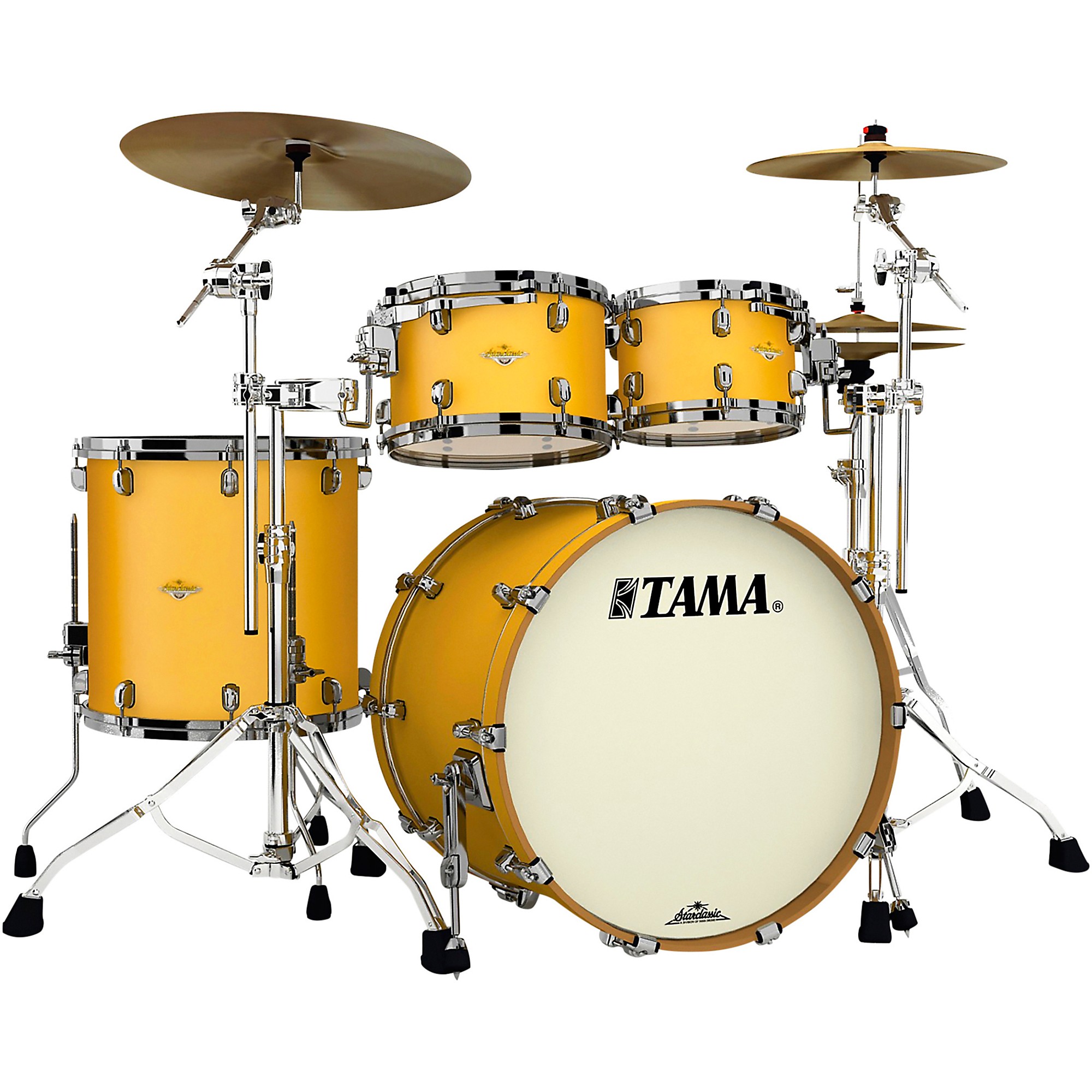 TAMA Starclassic Maple 4-Piece Shell Pack with Black Nickel Hardware ...