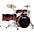 TAMA Starclassic Performer 5-piece Shell Pack With 22" Bass Drum Dark Cherry Fade