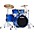 TAMA Starclassic Walnut/Birch 4-Piece Shell Pack With 22" Bass Drum Lacquer Ocean Blue Ripple