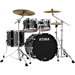TAMA Starclassic Walnut/Birch 4-Piece Shell Pack With 22" Bass Drum Piano Black