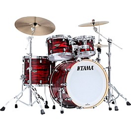 TAMA Starclassic Walnut/Birch 4-Piece Shell Pack With 22" Bass Drum Red Oyster