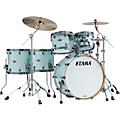 TAMA Starclassic Walnut/Birch 5-Piece Shell Pack With 22" Bass Drum and Black Nickel Shell Hardware Ice Blue Pearl