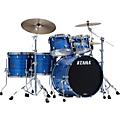 TAMA Starclassic Walnut/Birch 5-Piece Shell Pack with 22" Bass Drum Lacquer Ocean Blue Ripple
