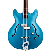 Starfire I Bass Semi-Hollow Short Scale Double-Cut Electric Bass Guitar Pelham Blue