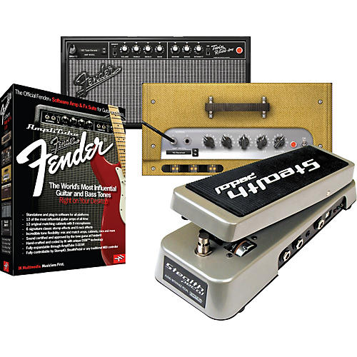 amplitube fender studio with interface software guitar and bass tones