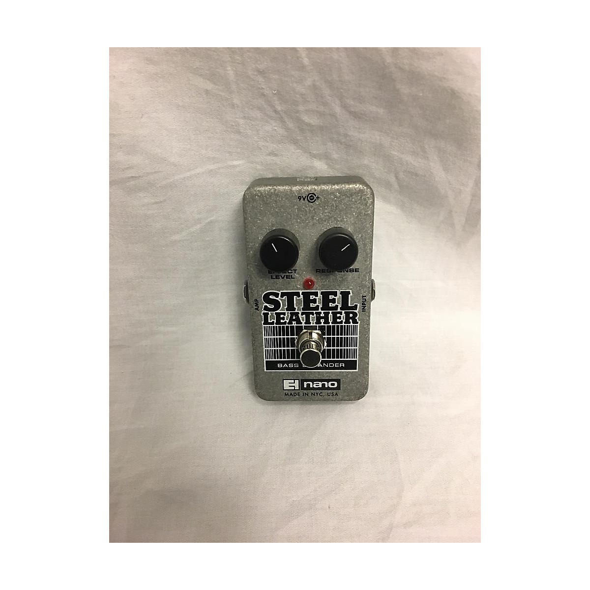Used ElectroHarmonix Steel Leather Nano Bass Expander Bass Effect