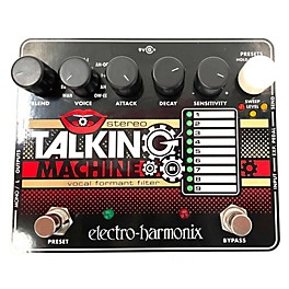 Used Electro-Harmonix Stereo Talking Machine Vocal Formant Filter Effect Pedal