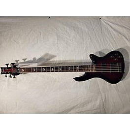 Used Schecter Guitar Research Stiletto Extreme 5 String Electric Bass Guitar