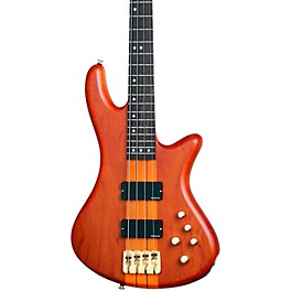 Blemished Schecter Guitar Research Stiletto Studio-4 Bass Level 2 Satin Honey 197881052126
