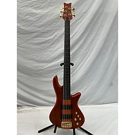 Used Schecter Guitar Research Stiletto Studio 5 String Fretless Electric Bass Guitar