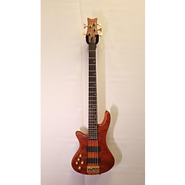 Used Schecter Guitar Research Stiletto Studio 5 String Left Handed Electric Bass Guitar